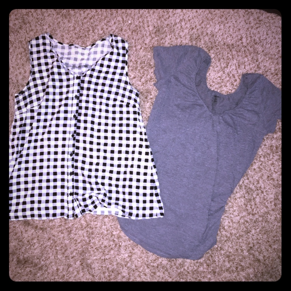Sz M Maternity Blouses Bundle EUC