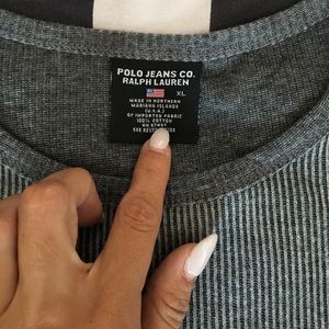 Long sleeve grey shirt