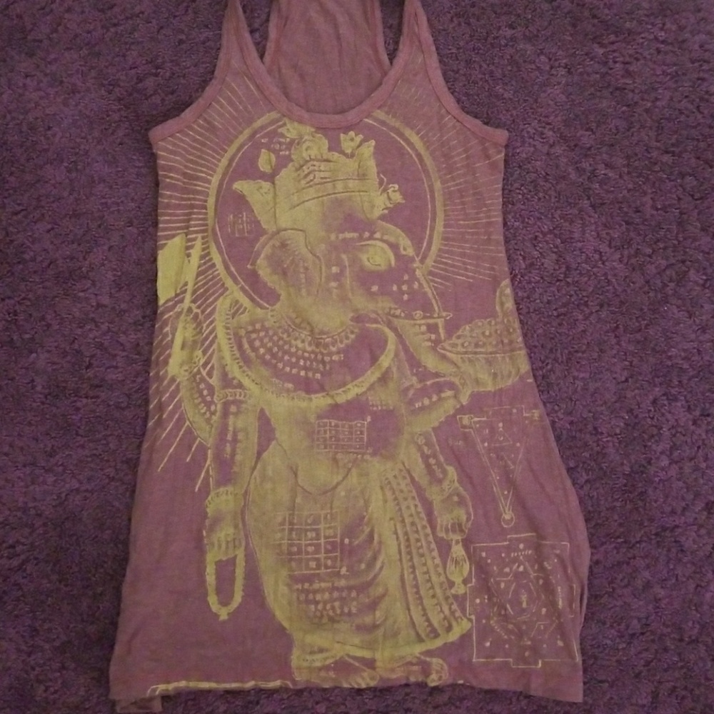 Ganesha bohemian tank dress made in Thailand