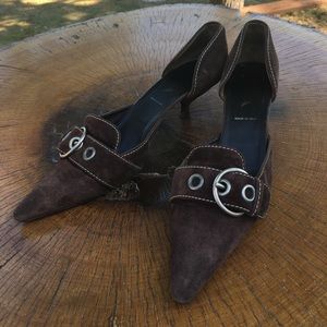 Prada brown suede kitten heels Size 40 1/2 Prada brown suede kitten heels Size 40 1/2