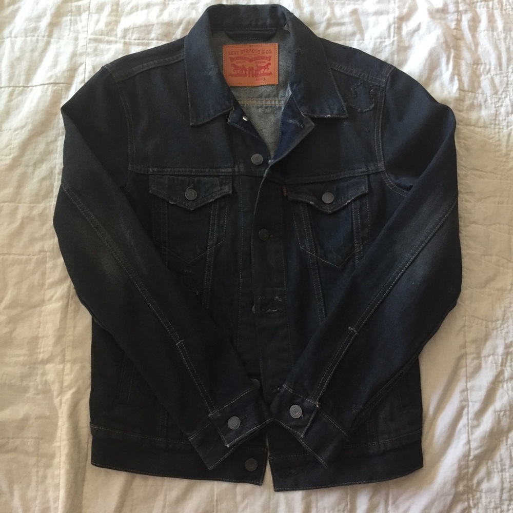 Levi's Destroyed Denim Trucker Jacket