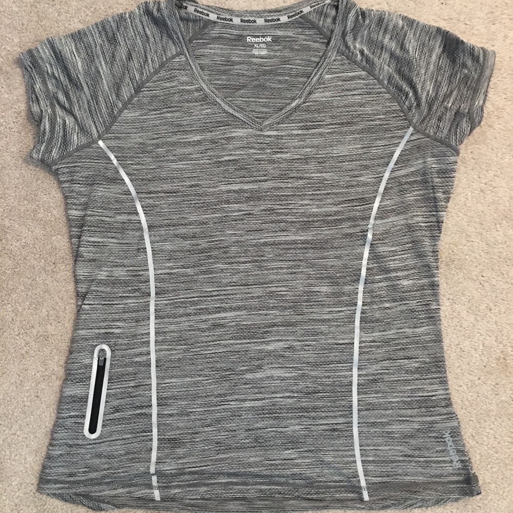 Women's tee on size large shirt