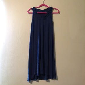 NAVY MIDI DRESS