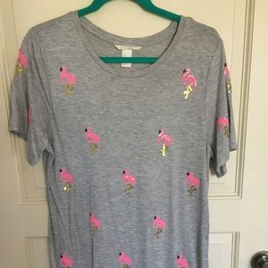 H&M flamingo tee H&M flamingo tee