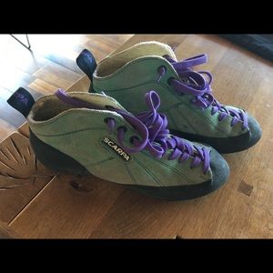 Rock climbing shoes