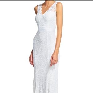 Ivory  long formal dress
