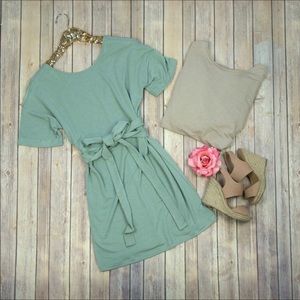 Teal dress
