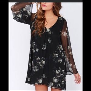 Black Floral Dress