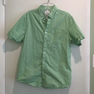 Light Green Men's Short Sleeve