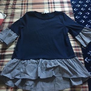 Cute dress shirt top