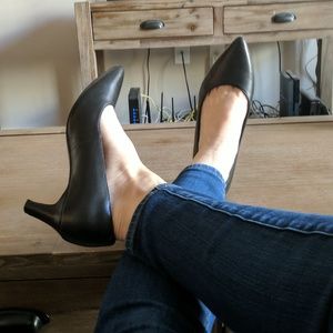Clarks, Heels, Black, 9