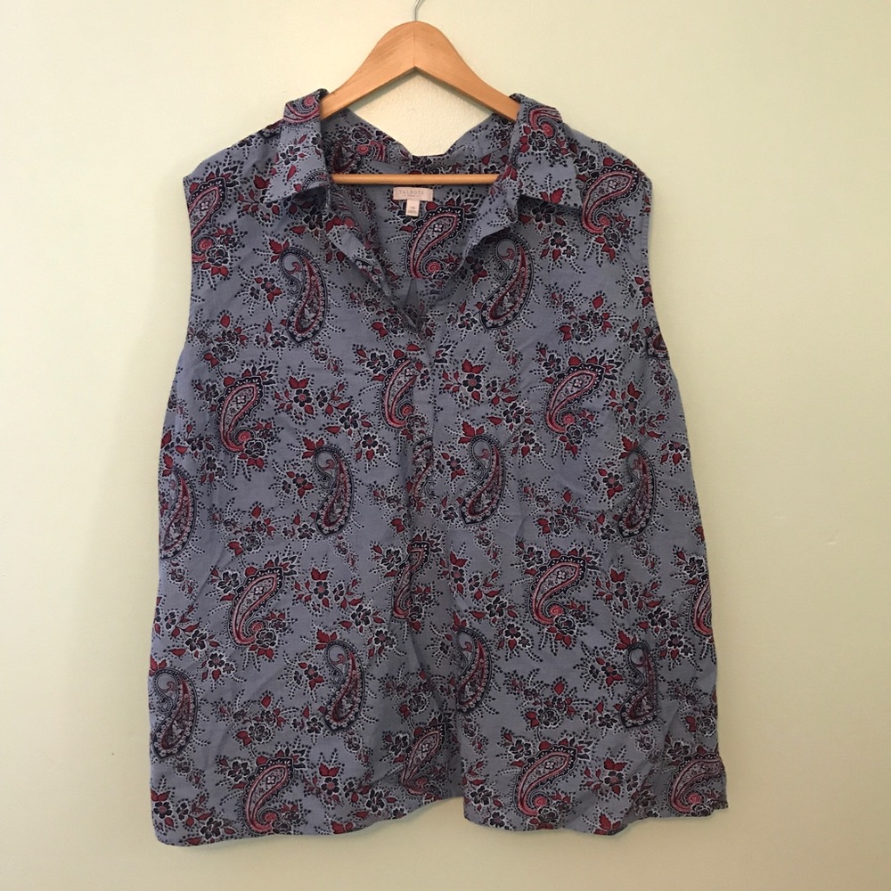 Talbots Woman sleeveless blouse- 3X