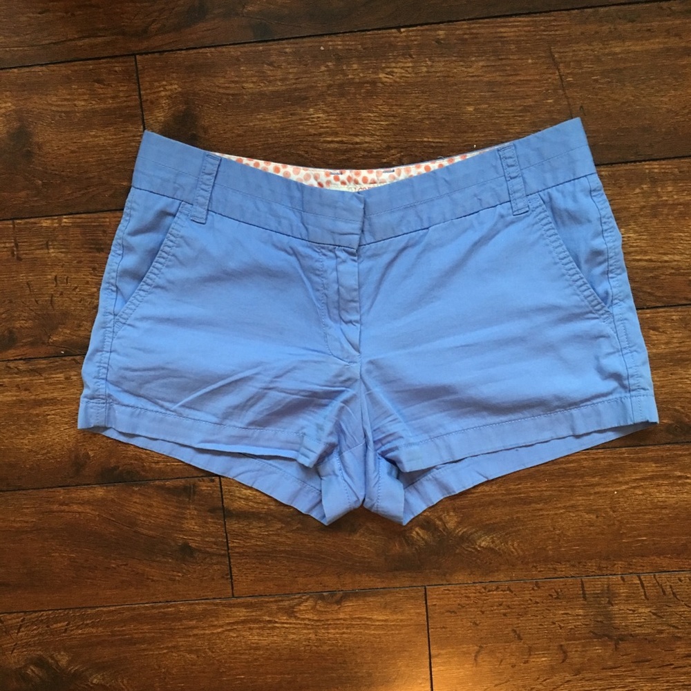 J. Crew Powder Blue Chino Shorts