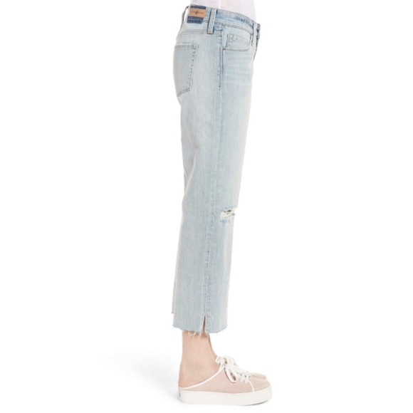 Distressed Crop Light Blue Jean Treasure & Bond - Picture 4 of 7