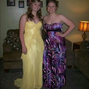 Multi colored maxi dress