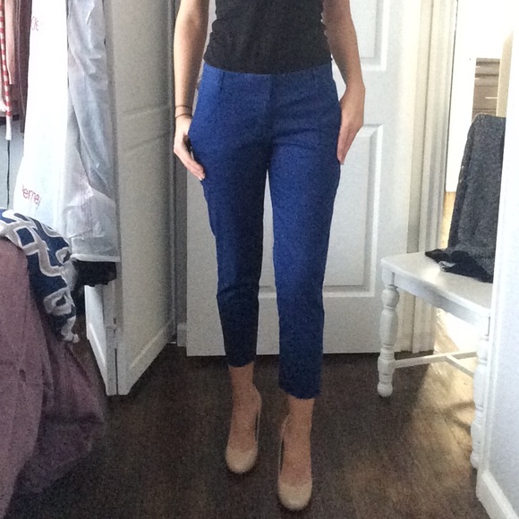 J.CREW Blue Crop Pant | 2 - Picture 4 of 5