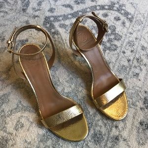 Tory Burch Gold Heels Tory Burch Gold Heels