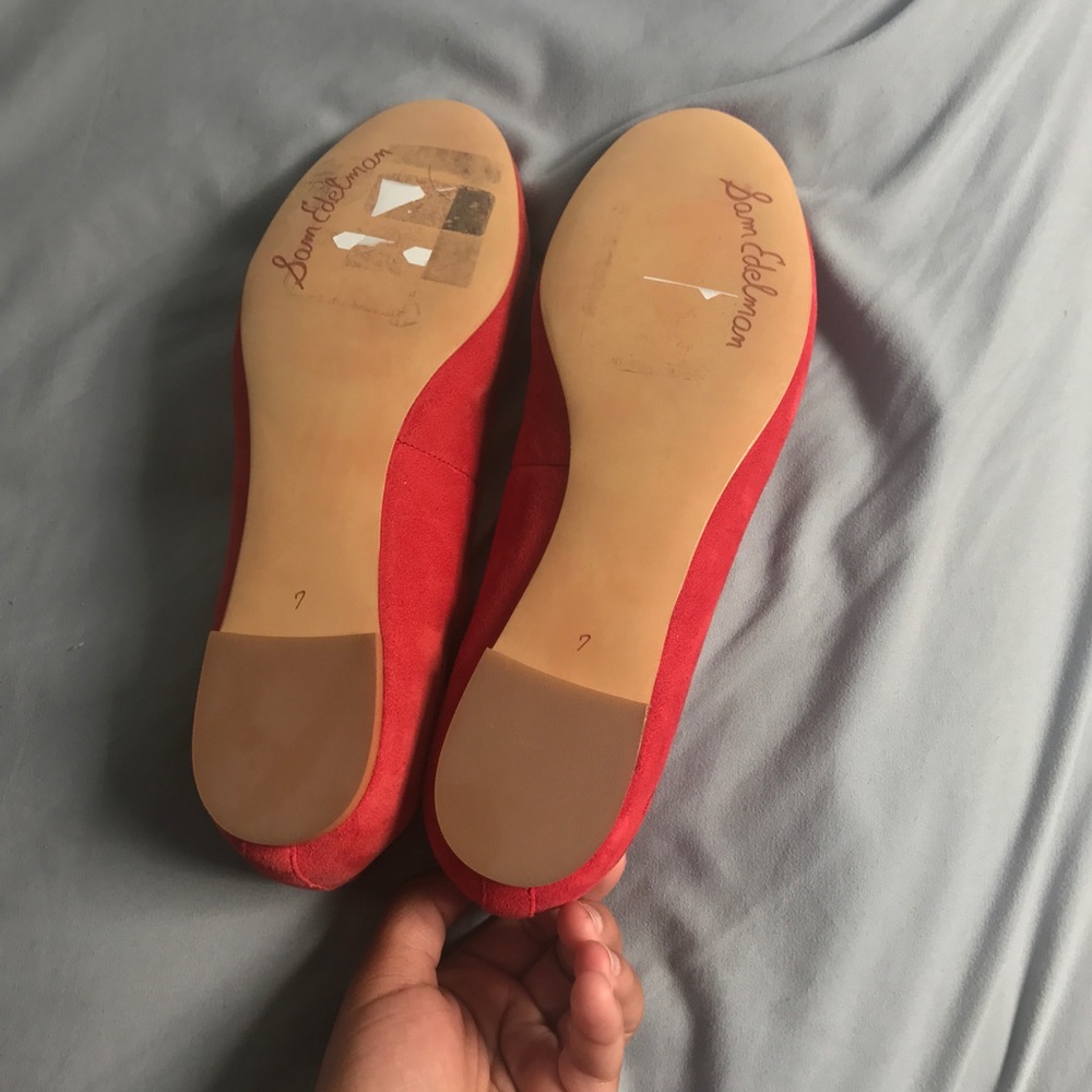 Sam Edelman Red Flats NWOT - Picture 3 of 3
