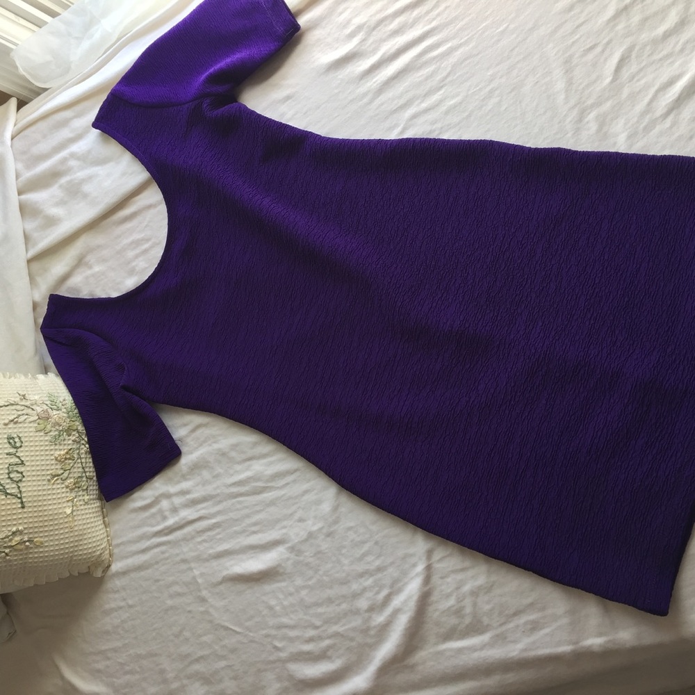 Purple Body Con Dress