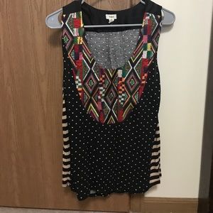 Interesting statement tank top