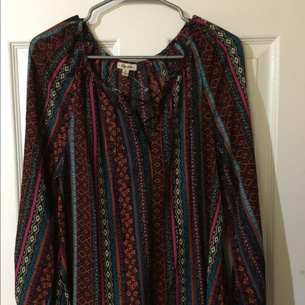 Multi color top