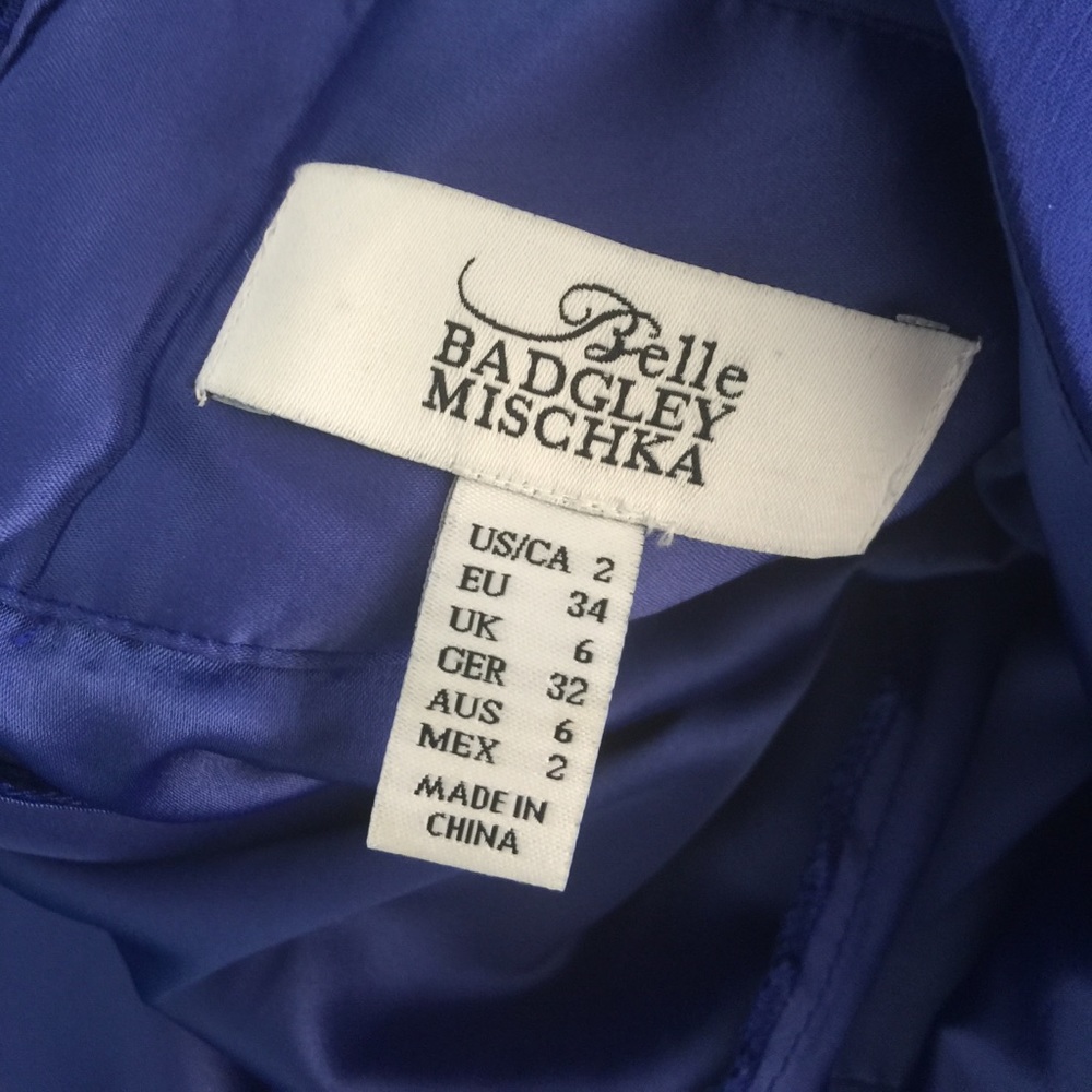 Royal blue Badgley Mischka gown - Picture 8 of 10