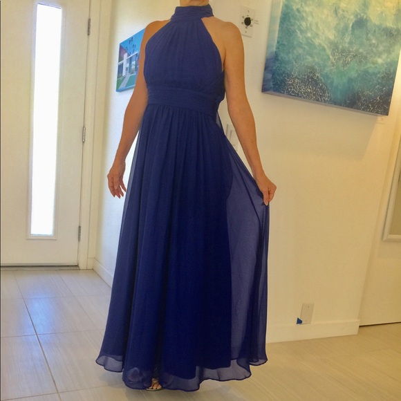 Royal blue Badgley Mischka gown - Picture 9 of 10