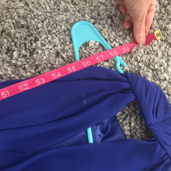 Royal blue Badgley Mischka gown - Picture 6 of 10