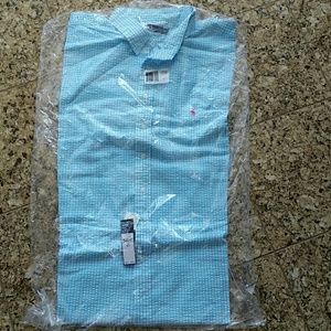 Ralph Lauren button down short sleeved shirt