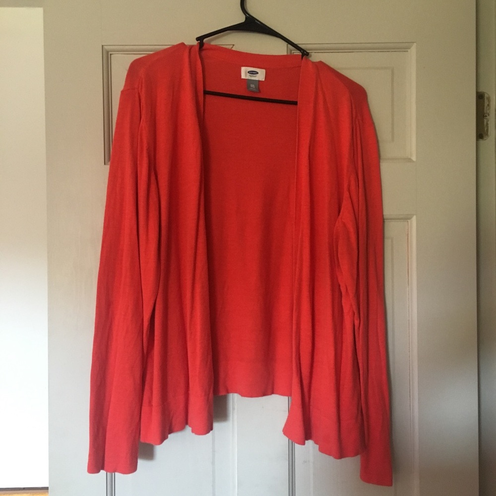 Coral old navy cardigan