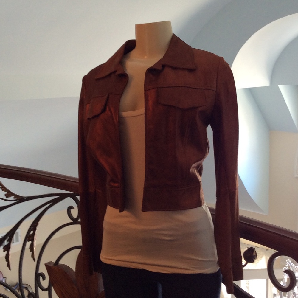 Jacket Soft Leather Bronze - image 1