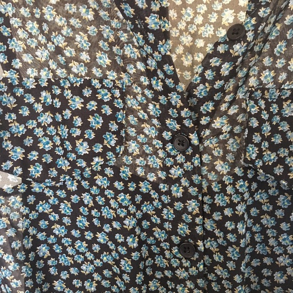 Xhileration Floral Summer Shirt Dress - Picture 2 of 2