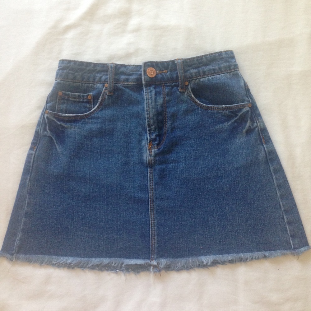 Forever 21 Denim Mini Skirt Medium Blue Wash