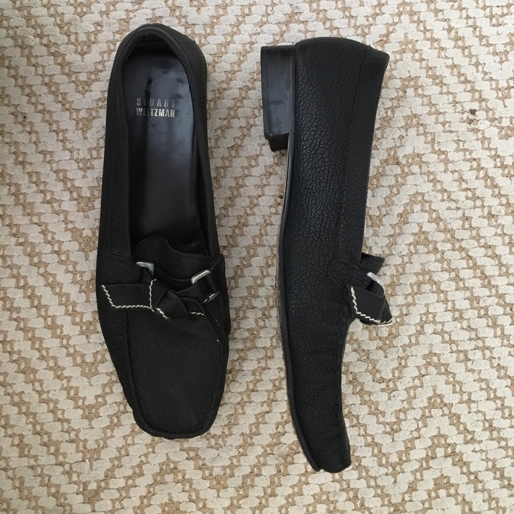 Stuart Weitzman black loafer
