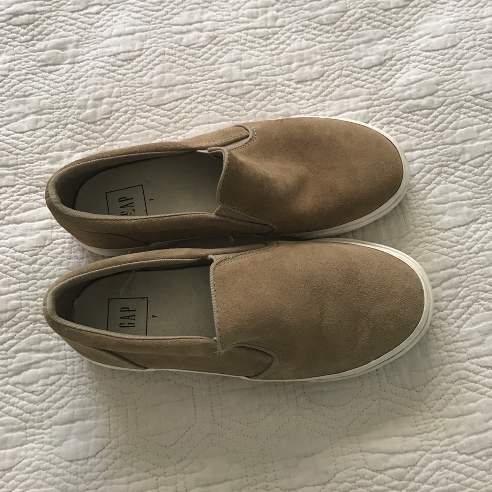 Gap suede slip ons. Size 7.