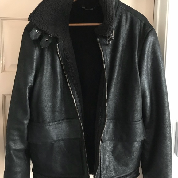 JOE’S unisex sheepskin suede  jacket. Brand NEW - Picture 2 of 7