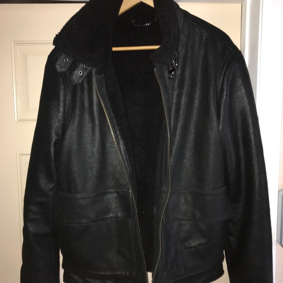 JOE’S unisex sheepskin suede  jacket. Brand NEW - Picture 3 of 7