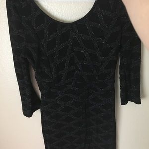 Black Sparkly Homecoming Dress