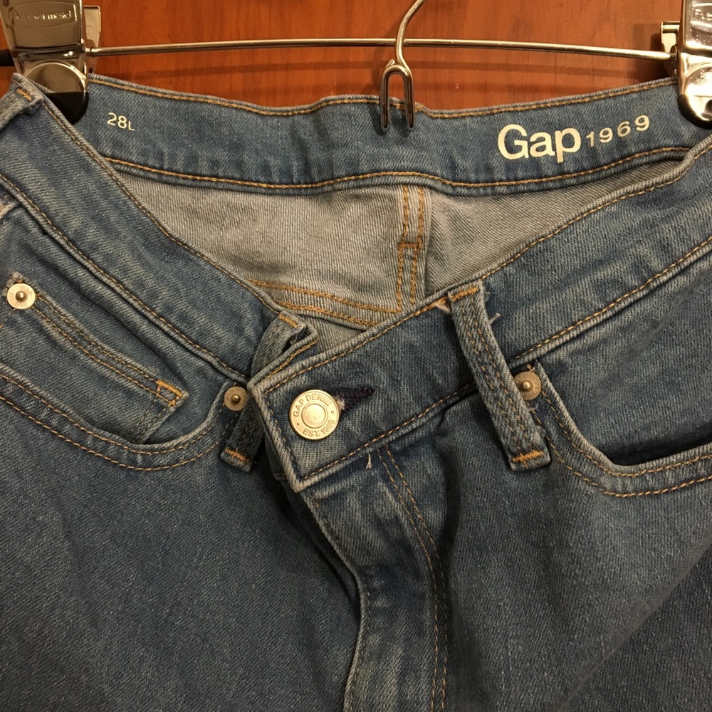 Gap 1969 Light Blue Mid-Rise Skinny Jeans