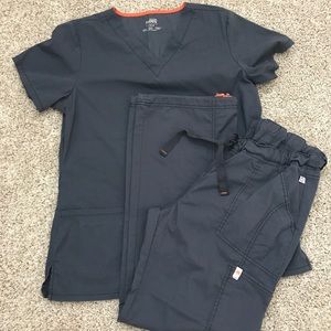 Code Happy Scrub Top and Bottom