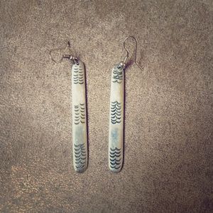 Hand-crafted silver earrings