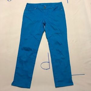 Soft Blue Denim Crop