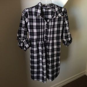 Purple/Black/White Apt 9 3/4 length sleeve dress