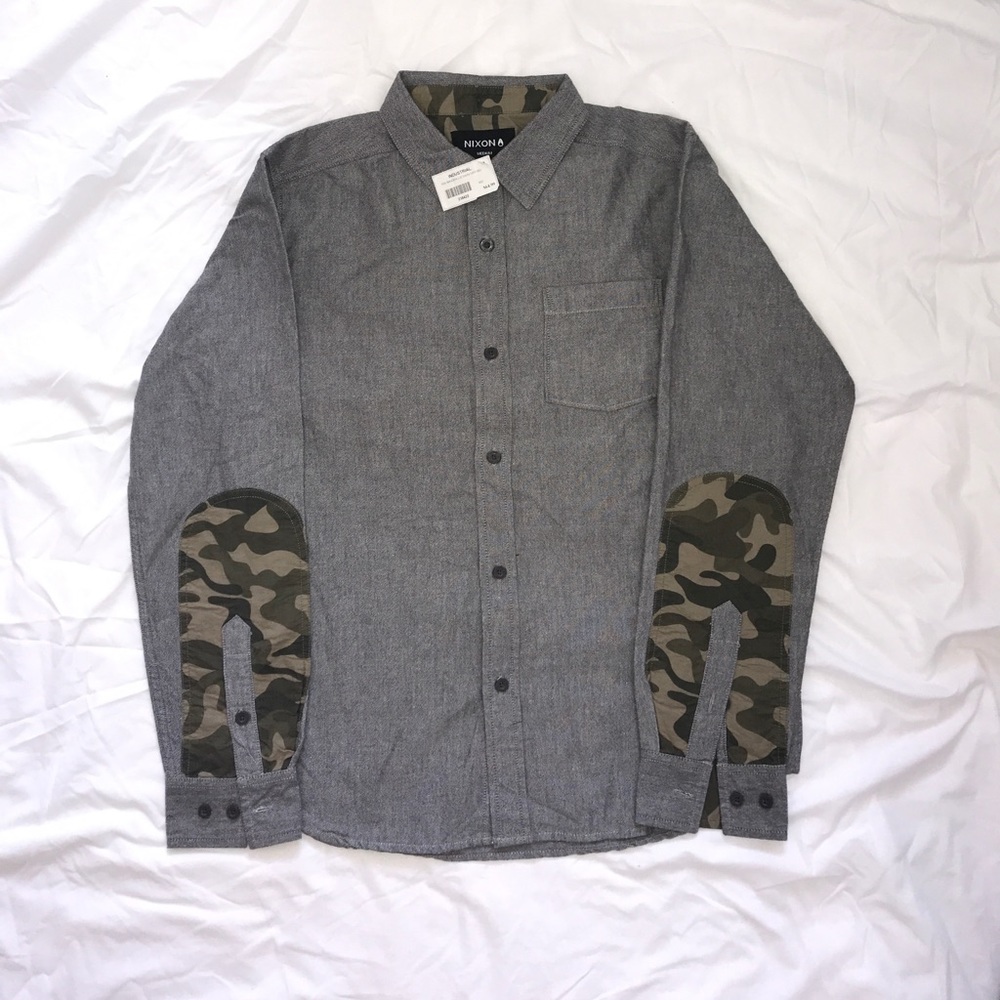 NWTIndustrial Long Sleeve Woven Button Down