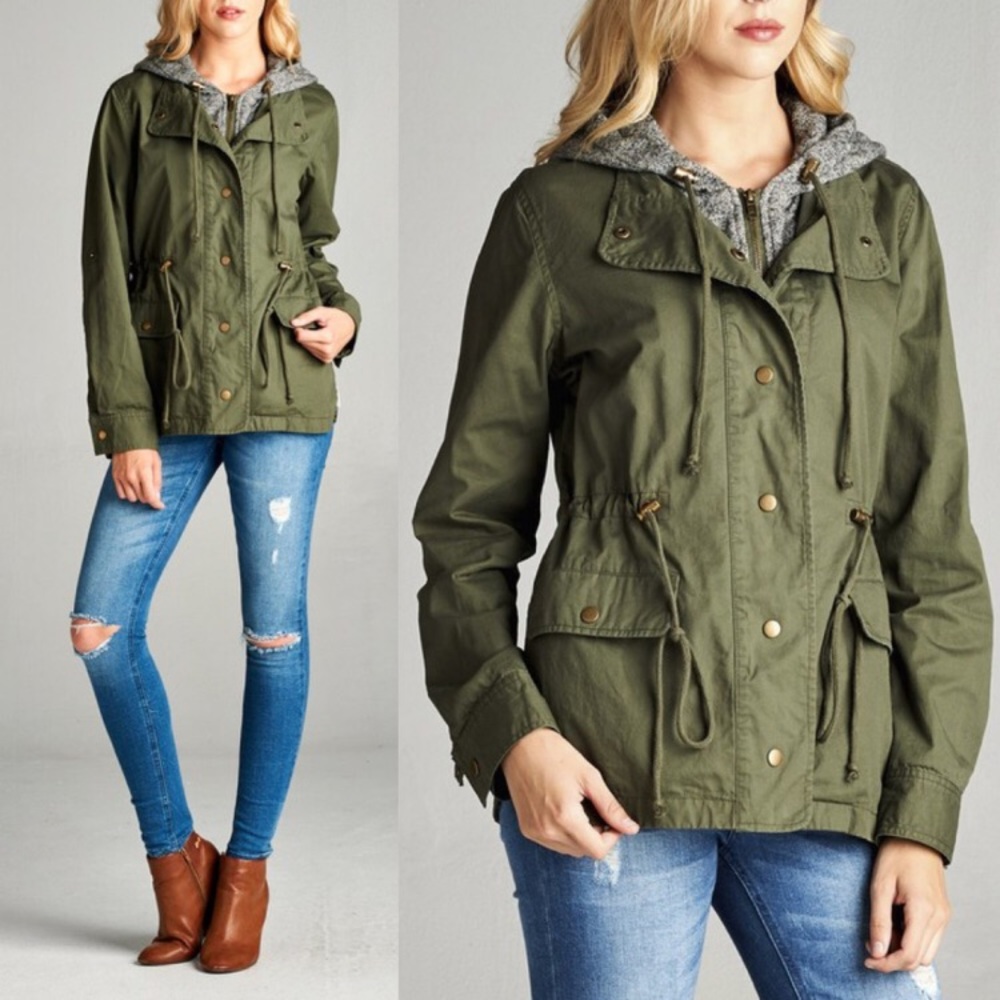 S A L E ‼️Military Green Utility Jacket