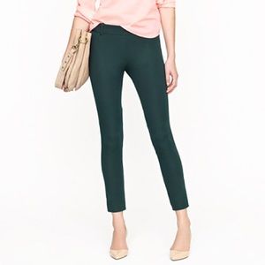 J Crew Minnie Pants in Stretch Twill - Green