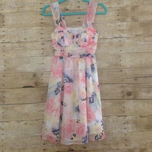 Pretty in Pink Watercolor Dress