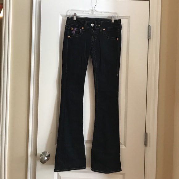 True Religion jeans purple painted - Picture 1 of 5