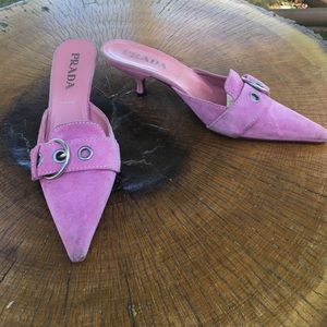 Prada Pink Suede Pump, Size 40 Prada Pink Suede Pump, Size 40