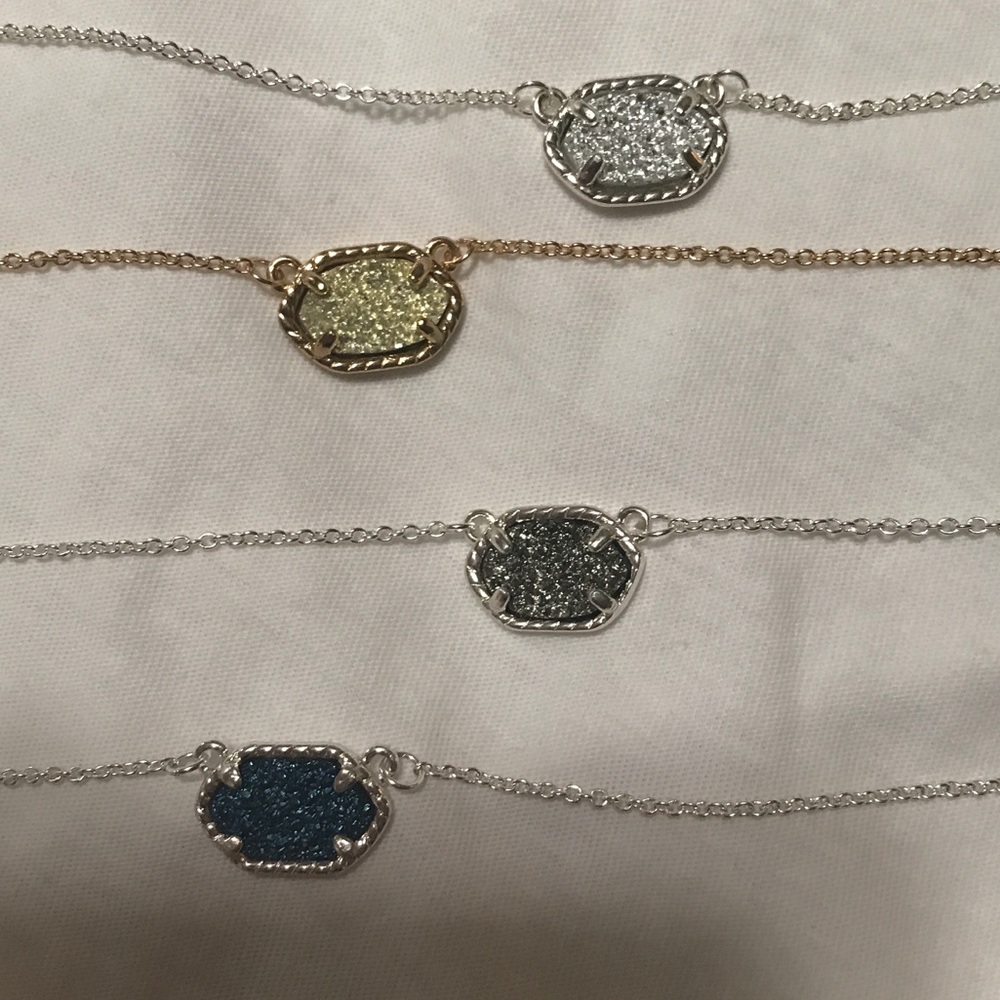Oval Drusy Necklace